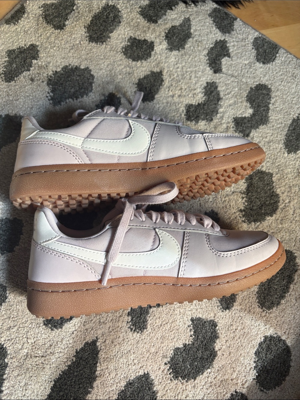 Nike Women’s Pale Pink Casual Sneakers with Gum Sole